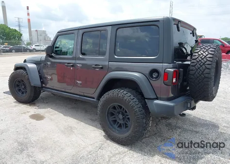 2021 Jeep Wrangler Unlimited Sport Altitude 4X4 from USA, damaged, VIN 1C4HJXDG7MW519386